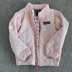 Patagonia Light Pink Quilted Jacket